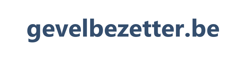 Gevelbezetter in België